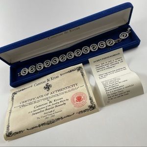 Swirl Simulated Diamond Bracelet